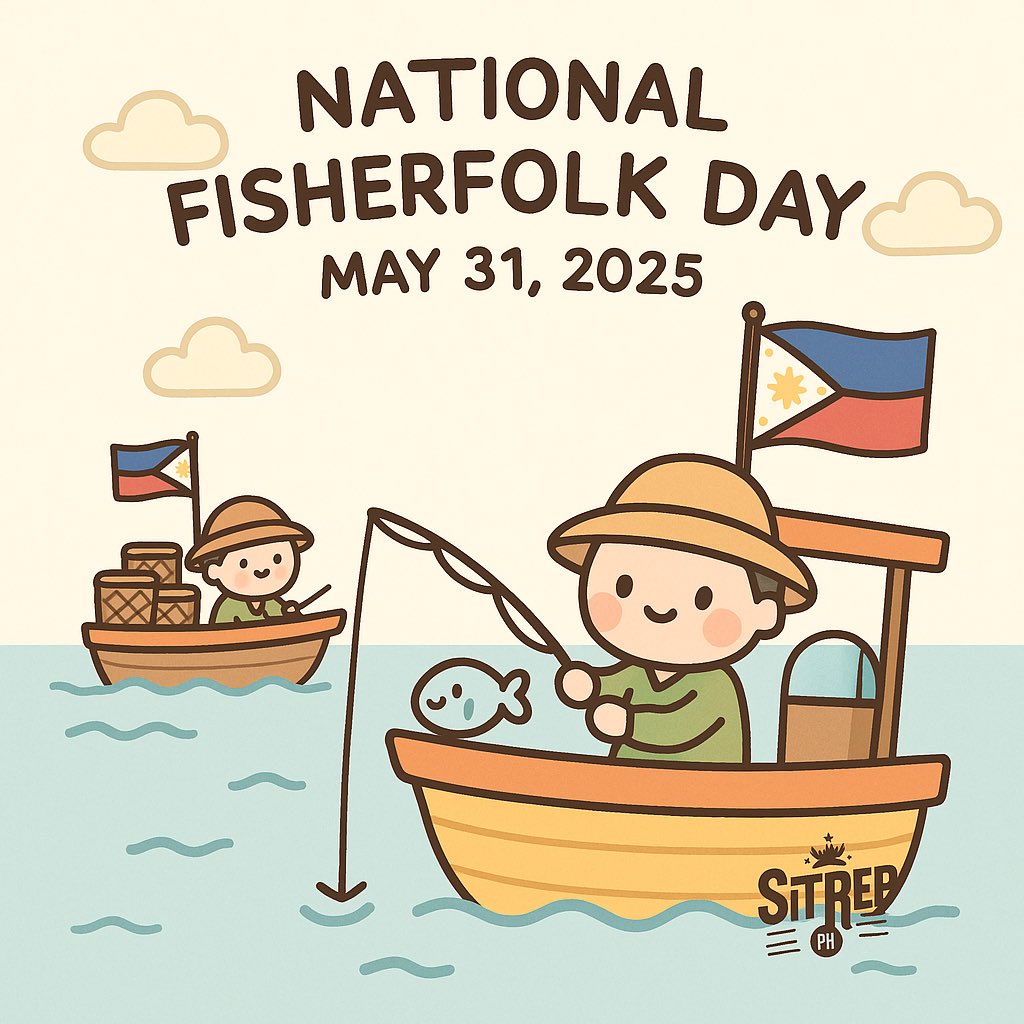 SITREPph's tweet photo. National Fisherfolk Day is a holiday celebrated annually on May 31, in the Phillippines. On this day, Filipinos all across the country get together to show their appreciation for those who are on the frontline of fishing and also those who have pledged to keep fishing sustainable, fighting against illegal practices within the community. Because the Philippines has an important fishing market, this day also brings awareness to the relevance of fisherfolk to the country’s economy.

HISTORY OF NATIONAL FISHERFOLKS DAY

Since 2000, National Fisherfolk Day is celebrated annually across the Philippines. It was through the Presidential Proclamation 261 series that the holiday became a federal celebration. The event’s goal is to bring awareness to the work done by thousands of people every day in the country. Since fishing is one of the main economical contributions to the Philippines, fisherfolk are responsible for providing food not only for their own families but for the entire country.

Not only that, but the holiday has, since 2015, also celebrated the sustainable actions taken by the government to prevent illegal practices and unregulated fishing within the coastal regions of the Philippines. There had been issues regarding illegal activities in the fishing market for a long time and in 2002 fisherfolk from eight different alliances came together to form the Fisherfolk Movement of the Philippines. The group demanded better regulations in the trade market, stronger policies regarding sustainable practices, and more unity among all small producers and fisherfolk in the country.

In 2005, this group promoted a “fluvial parade”, in which fisherfolk protested in Hong Kong at a World Trade Organization meeting. Another similar movement happened again in 2006. However, it was only in 2015, under the government of Benigno Aquino III, that the government finally took action and regulated the fishing market to have better conditions and better contain illegal practices with the Republic Act 10654.

WHY NATIONAL FISHERFOLKS DAY IS IMPORTANT

🐟 It promotes sustainability There’s nothing better than celebrating our planet. To be sustainable is to show love to the earth, promote better lifestyle choices, and have more contact with Mother Nature. 
🐠 It promotes legal fishing We love it when people can work safely within the field that they love most. By promoting legal fishing, this holiday also ends up promoting better work conditions for fisherfolk. 
🎣 It puts fisherfolk in the spotlight How many times a year do we actually take the time to appreciate the work of fisherfolk? This day gives them the spotlight at least once and we get to show them all of our love. 
HOW TO OBSERVE NATIONAL FISHERFOLKS DAY

🦈 Thank fisherfolk If anyone you know works within the field of the fishing market, take the time to thank them. It can be through a small text message or even a gift card. It’s up to you. 
🛶 Go fishing How about finding a place where you can legally and safely go fishing? Many places allow you to fish in legal and sustainable ways. Make sure it’s nice and quiet and don’t forget to check the weather forecast for the day. 
🌊 Attend an event Annually, there are events to showcase the latest achievements of fisherfolk within the fishing market in the Philippines. Even if you don’t live in the country, you can attend online events promoted by different networks. 

#NationalFisherfolkDay