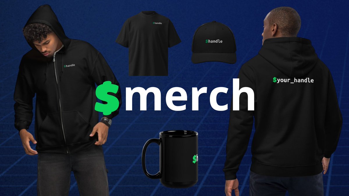 $merch is Shipping Worldwide!💲🌏

🌐 $handle owners from across the globe now have access to an entire store full of $merch!

🔥 Accepting $ADA for all Orders 🔥