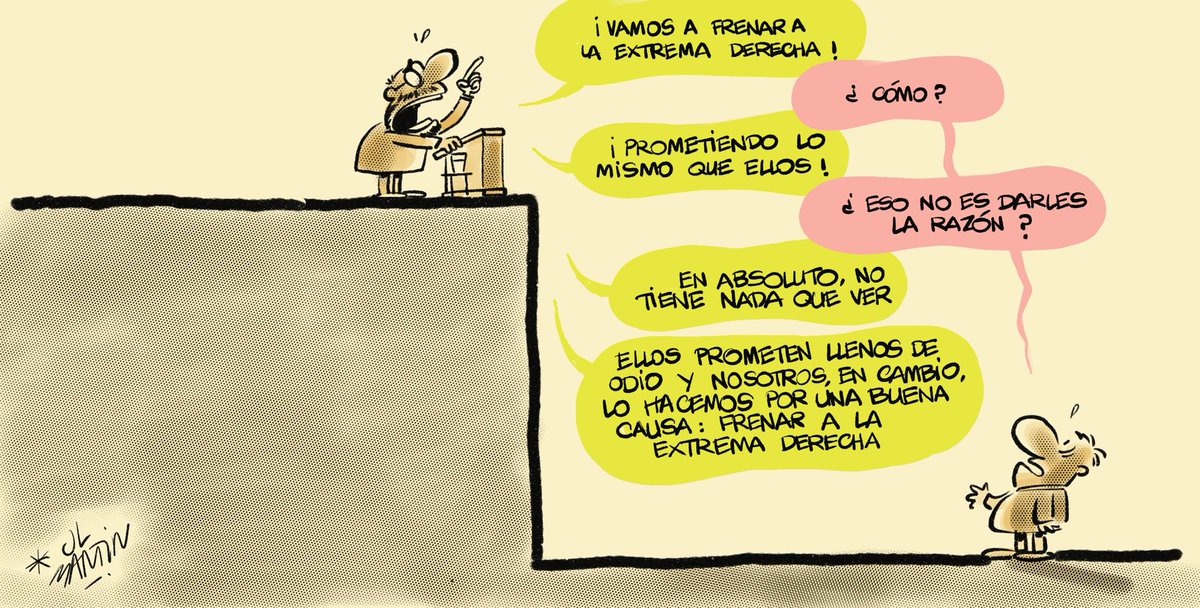 Extrema derecha. Publicado en ⁦<a href="/LaVanguardia/">La Vanguardia</a>⁩