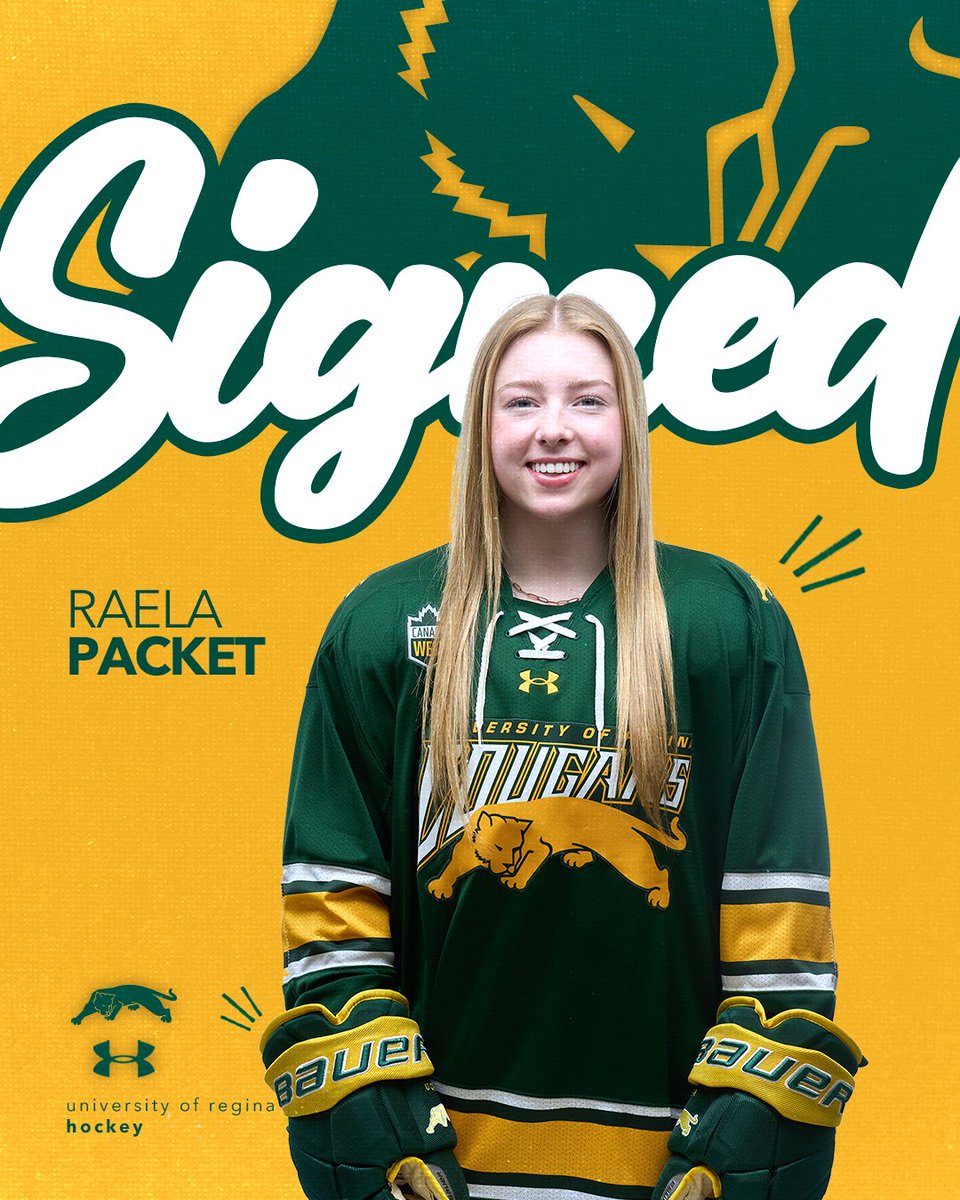 Raela Packet has committed to the Cougars for 2026-27! She put up 22 points in 27 games last season with the Swift Current Wildcats 😻

🗞 reginacougars.com/news/2025/5/30…