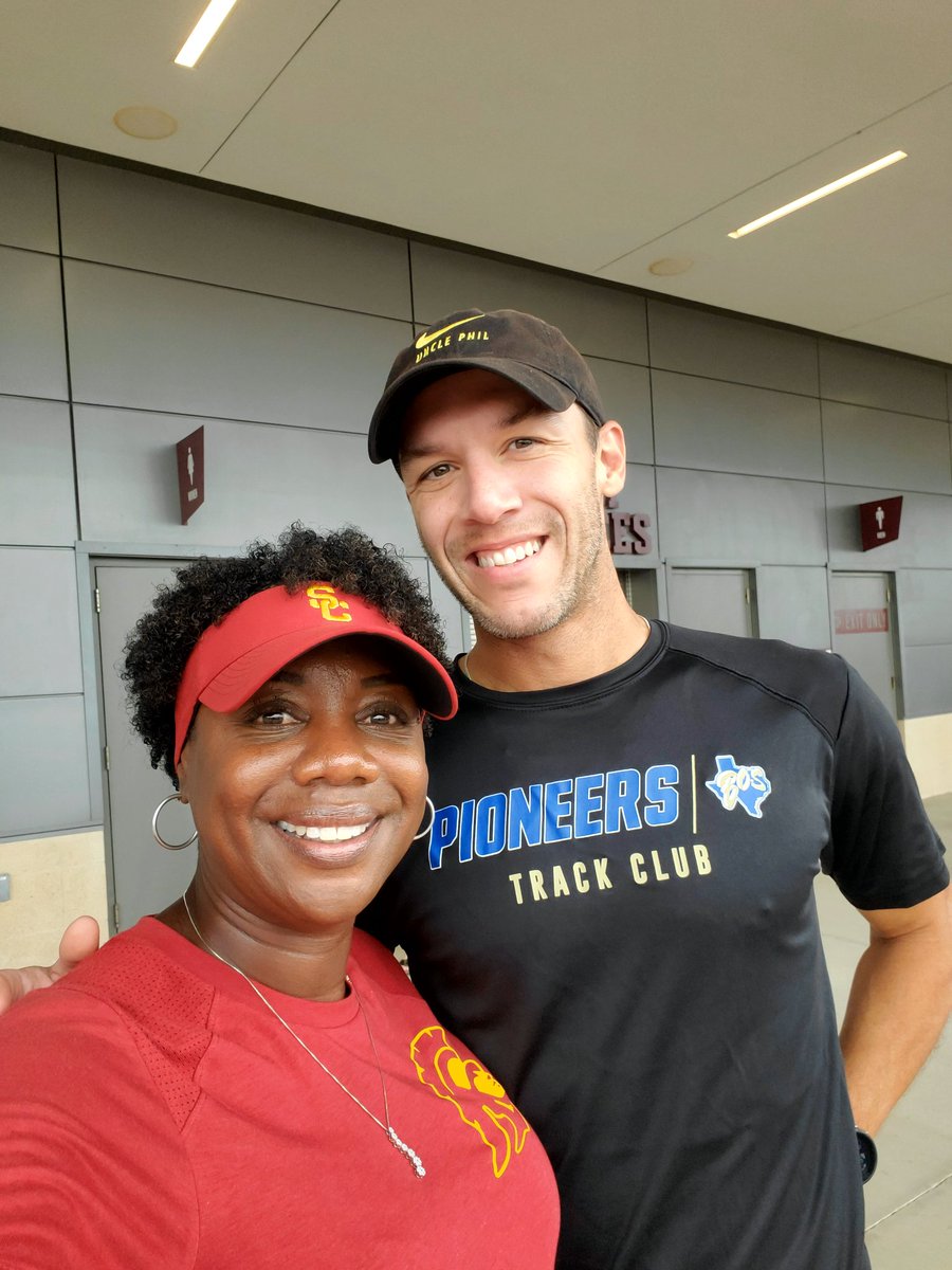 Saginaw Track & Field/Cross Country (@saginawtfxc) on Twitter photo I ran into Coach Ruiz at the NCAA West Regional Championships at Texas A&M! He's rooting on his former athletes and I'm here cheering on my alma mater. Watching the BEST compete!
<a href="/emsisdathletics/">EMS ISD Athletics</a> <a href="/boswellpioneer1/">BOSWELL TRACK/XC</a> <a href="/saginawhstx/">Saginaw High School</a> I ran into Coach Ruiz at the NCAA West Regional Championships at Texas A&M! He's rooting on his former athletes and I'm here cheering on my alma mater. Watching the BEST compete!
<a href="/emsisdathletics/">EMS ISD Athletics</a> <a href="/boswellpioneer1/">BOSWELL TRACK/XC</a> <a href="/saginawhstx/">Saginaw High School</a>