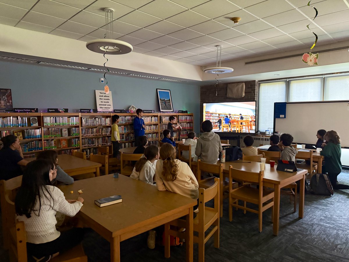 G Curtis BMS Principal (@geoffcurtis) on Twitter photo 🎬Bell’s Film Club premiered its first-ever production yesterday to a huge crowd(!) and today we’re screening it at recess! 🍿🎞️Here’s to our budding directors, editors & stars! 🌟🎥 Tx to Ms Ellner and Ms Wiggins 2!👏👏 #BellFilmClub #RecessPremiere <a href="/BobbyBellMS/">Bobby Bell</a> <a href="/chappaqua_csd/">Chappaqua Central School District</a> 🎬Bell’s Film Club premiered its first-ever production yesterday to a huge crowd(!) and today we’re screening it at recess! 🍿🎞️Here’s to our budding directors, editors & stars! 🌟🎥 Tx to Ms Ellner and Ms Wiggins 2!👏👏 #BellFilmClub #RecessPremiere <a href="/BobbyBellMS/">Bobby Bell</a> <a href="/chappaqua_csd/">Chappaqua Central School District</a>