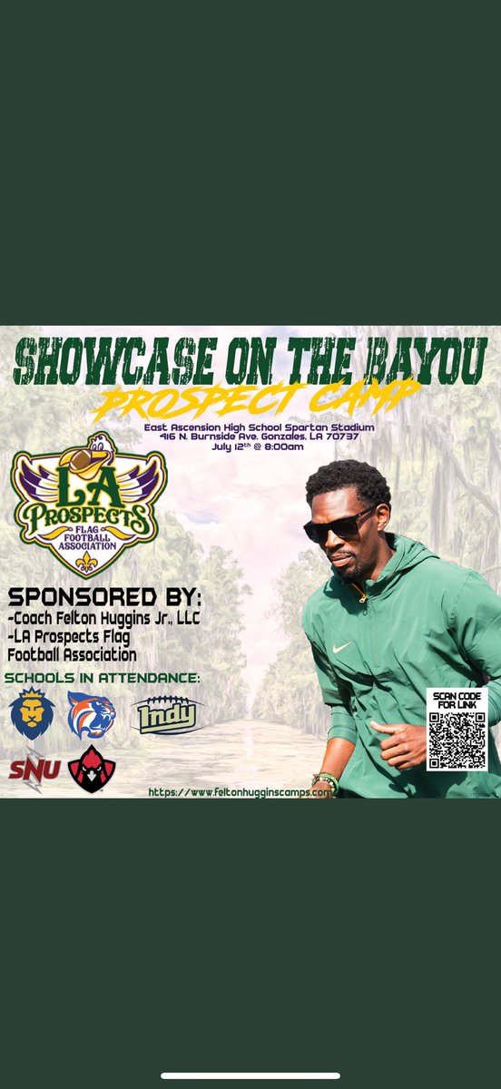 Thanks <a href="/F_Huggins80/">Felton Huggins Jr.</a> for the camp invite!! #Wr2026 #Letswork #Campseason