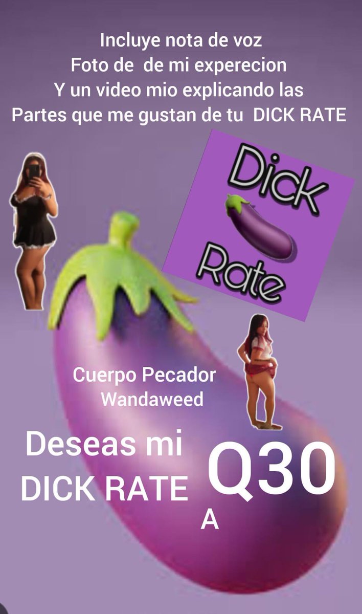 Confiezon que tengo mucho morbo x saber como es tu 🍆

Lo mio es mucho mas que calificar 
Es morbosidad de saber si algún día me la prestas y me la entieras DURO 
HOY 

DICK RATE 🍆
Dm
t.me/+ltrp7sreQi80O…
👆🏻👆🏻canal free de telegram 👆🏻👆🏻