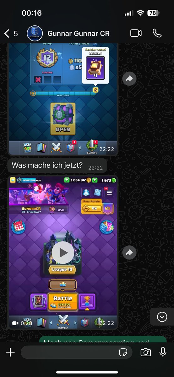 Winner 3 is <a href="/Gunnar_cr/">Gunnar</a> - he shared me in private. If anyone needs to believe I can post the battle log video here 👍🏻