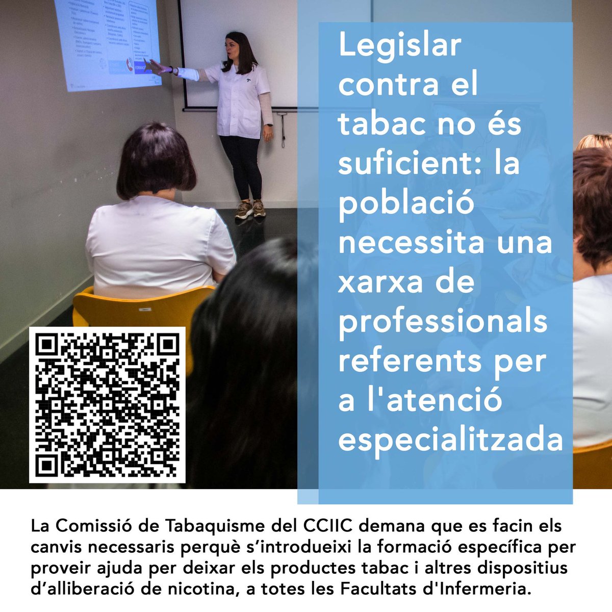 Consell d’Infermeres (@infermerescat) on Twitter photo "Legislar contra el tabac no és suficient: la població necessita una xarxa de professionals referents en atenció especialitzada"
#31maig #ssfcat #DiaMundialSenseTabac #niFUM #niVAP <a href="/COIBarcelona/">Col·legi d'Infermeres i Infermers de BCN (COIB)</a> <a href="/COIGIrona/">Col·legi Oficial d'Infermeres/ers de Girona</a> <a href="/InfLleidaCOILL/">InfermeresLleidaCOILL</a> <a href="/codita_tgn/">Codita Tarragona</a>
Llegiu a consellinfermeres.cat/ca/noticies/di…
 "Legislar contra el tabac no és suficient: la població necessita una xarxa de professionals referents en atenció especialitzada"
#31maig #ssfcat #DiaMundialSenseTabac #niFUM #niVAP <a href="/COIBarcelona/">Col·legi d'Infermeres i Infermers de BCN (COIB)</a> <a href="/COIGIrona/">Col·legi Oficial d'Infermeres/ers de Girona</a> <a href="/InfLleidaCOILL/">InfermeresLleidaCOILL</a> <a href="/codita_tgn/">Codita Tarragona</a>
Llegiu a consellinfermeres.cat/ca/noticies/di…
