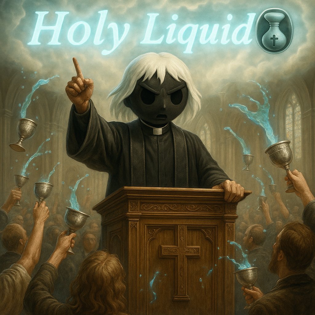 greedfi's tweet photo. Walking into church on Sunday and delivering a sermon shilling $HL to the whole congregation.

Holy Liquid 
✝️ https://t.co/bQhBiovS9b