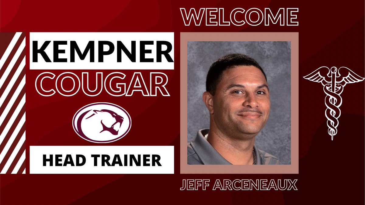 Cougar Nation welcomes our new head trainer! <a href="/FBISDAthletics/">Fort Bend ISD Athletics</a> <a href="/KHS_Cougars/">Kempner High School</a> <a href="/Coach_DeGar/">Coach DeGar M.Ed</a>