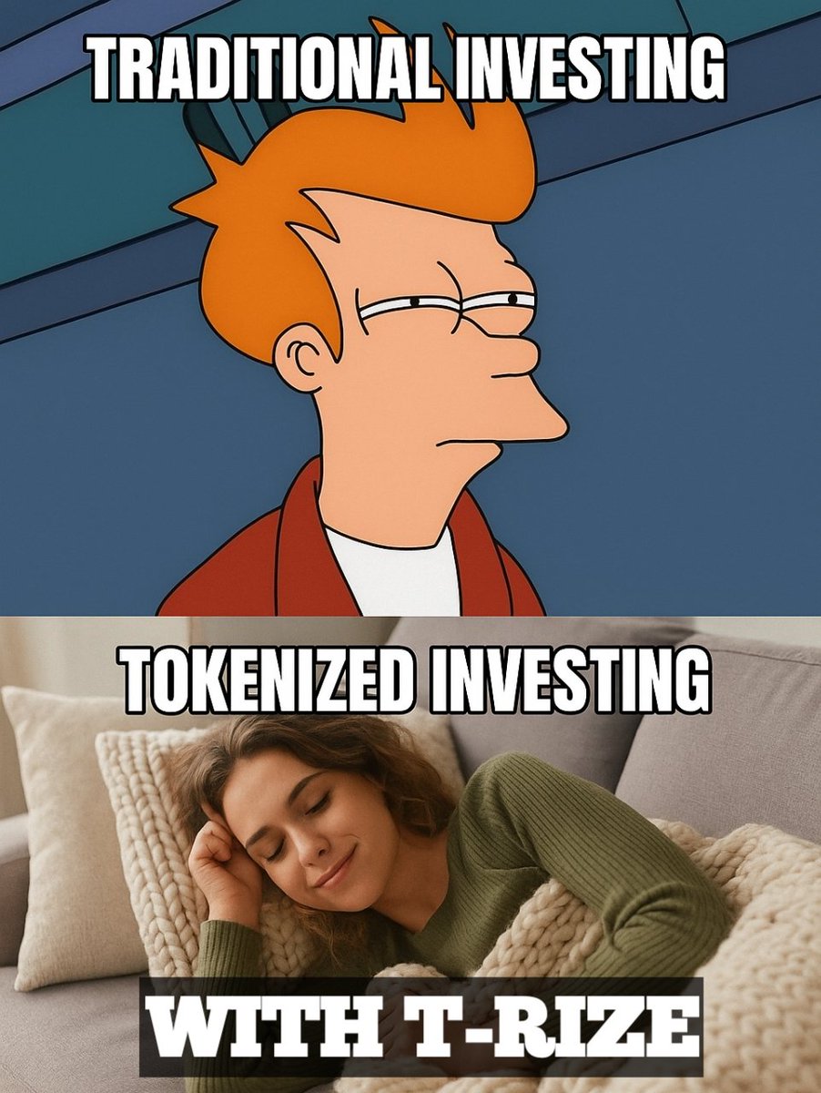 naviagtor29's tweet image. Traditional tokenization got you like 😒...
Then @trize_io tokenization hits different 😄

Simpler. Smarter. Future-ready.
#TRize #TokenizationRevolution #NextLevelAssets