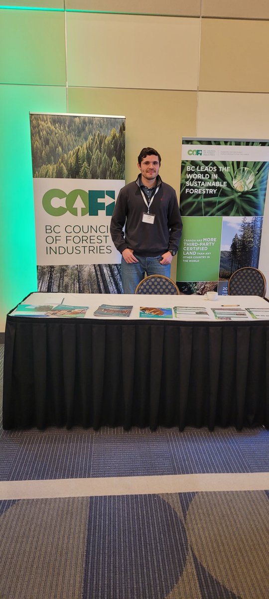 COFI_INFO's tweet image. At the BC Community Forest Association Conference, COFI President & CEO Kim Haakstad joined the opening reception to help kick off important conversations about the role of community forests in the future of BC’s forestry industries.
Community Forests, like COFI members, need a…