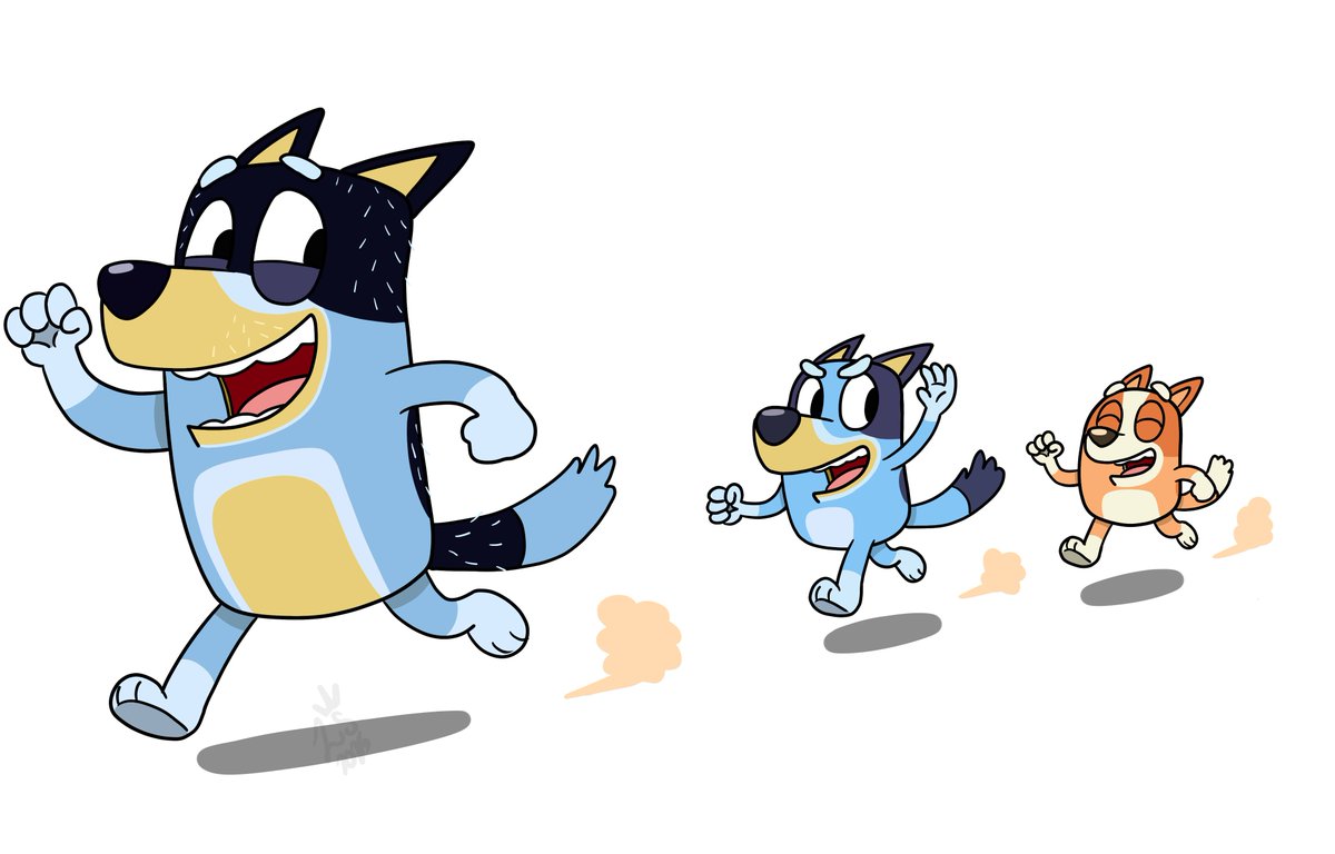 LakariChapter's tweet image. Some blessed Bluey for your timeline

#Bluey #blueyfanart #ArtistOnTwitter