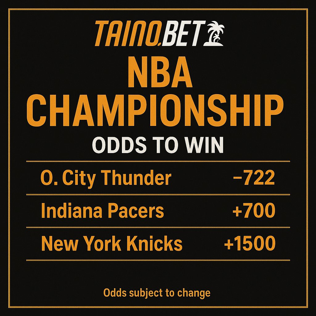 🏀 Who do you think will take home the NBA Championship this year?

🔥 Get ready for the action—check out the latest updates and place your bets at Taino.bet! 

#NBA #Basketball #SportsBetting