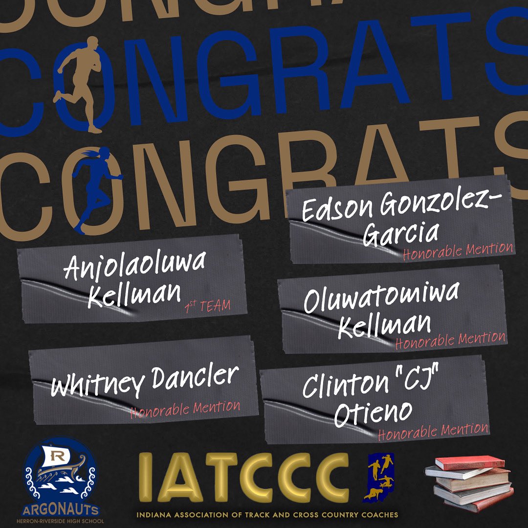 Congrats to our scholar-athletes that were named to the <a href="/INTrackCCAssoc/">IATCCC</a> Academic All State Teams. ⚓️