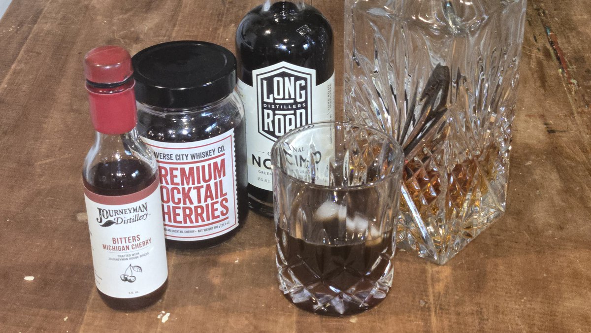 Ändl Béquet (@andlbequet) on Twitter photo My all-Michigan "Sex on WOODward"
• 2 oz Coppercraft Fox & Oden Double Oaked Bourbon
• 1 oz Long Road Nocino Walnut Liqueur
• 2 Traverse City Whiskey Premium Cocktail Cherries
• Journeyman Michigan Cherry Bitters
cc: <a href="/CoppercraftMI/">Coppercraft Distillery</a> <a href="/LongRoadGR/">Long Road Distillers</a> <a href="/TCWHISKEY/">TCWHISKEY</a> <a href="/JourneymanDist/">Journeyman</a> My all-Michigan "Sex on WOODward"
• 2 oz Coppercraft Fox & Oden Double Oaked Bourbon
• 1 oz Long Road Nocino Walnut Liqueur
• 2 Traverse City Whiskey Premium Cocktail Cherries
• Journeyman Michigan Cherry Bitters
cc: <a href="/CoppercraftMI/">Coppercraft Distillery</a> <a href="/LongRoadGR/">Long Road Distillers</a> <a href="/TCWHISKEY/">TCWHISKEY</a> <a href="/JourneymanDist/">Journeyman</a>