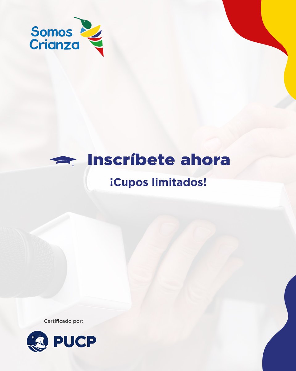 🎓¿Eres periodista, editor o comunicador en Brasil, Chile, Colombia, Ecuador, Guatemala, México o Perú?
¡Este curso es para ti! 🗞️

 💻Modalidad: 100% virtual
 🗓️ Inicio: 5 de agosto
 📜Certificación: Pontificia Universidad Católica del Perú (PUCP)

 🚨¡Inscríbete antes del 20 de