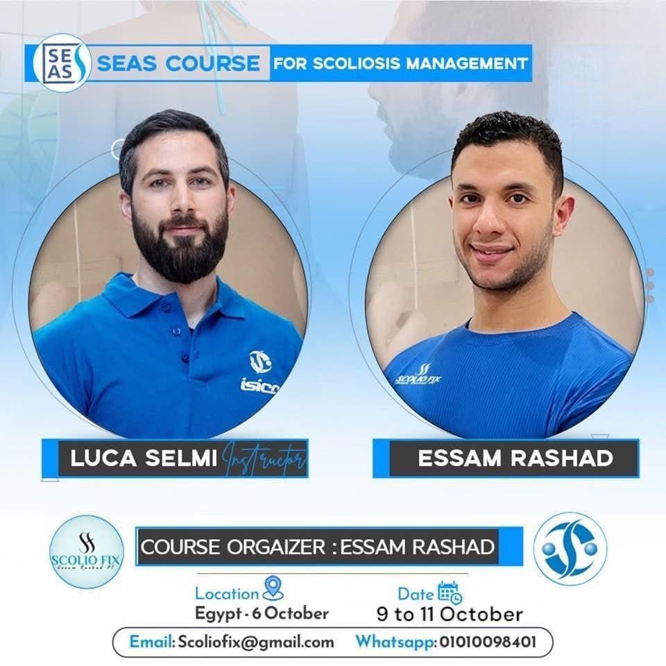 Rashaomar29's tweet image. دكتور عصام من الناس اللي شاطرة جدا في ال Scoliosis في مصر ، ربنا يباركلو في علمو ويعلي مراتبو ، واكيد اشجع اي اخصائي علاج طبيعي مهتم بالسكوليو ان ياخد كورسات معاه  ومع د. لوكا ، وانا شخصيا Certified SEAS . 
#Scoliosis #physiotherapy