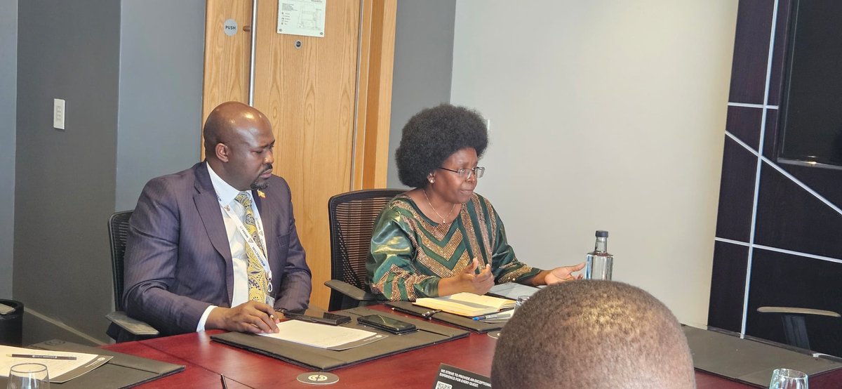 Uganda High Commission | Pretoria (@ugembassysa) on Twitter photo 🇺🇬🤝🇿🇦 | Exciting developments as Uganda & South Africa strengthen ICT ties! At the #SIDSSA2025 in Cape Town, we reaffirmed our commitment to elevate our partnership in Information & Communications Technologies.<a href="/DrMusenero/">Dr. Monica Musenero Masanza</a> <a href="/UgandaMFA/">Ministry of Foreign Affairs - Uganda 🇺🇬</a> <a href="/ubctvuganda/">UBC UGANDA</a> #ICTCollaboration #Innovation 🇺🇬🤝🇿🇦 | Exciting developments as Uganda & South Africa strengthen ICT ties! At the #SIDSSA2025 in Cape Town, we reaffirmed our commitment to elevate our partnership in Information & Communications Technologies.<a href="/DrMusenero/">Dr. Monica Musenero Masanza</a> <a href="/UgandaMFA/">Ministry of Foreign Affairs - Uganda 🇺🇬</a> <a href="/ubctvuganda/">UBC UGANDA</a> #ICTCollaboration #Innovation