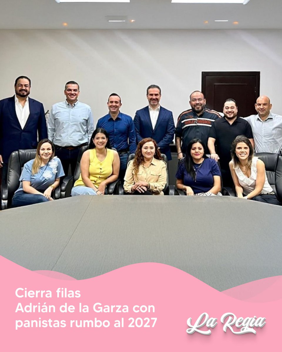 Adrián de la Garza se reúne con panistas rumbo al 2027.  

¿Se cocina una alianza PRI-PAN para la gubernatura? 
Él no se descarta, pero dice que su prioridad es Monterrey.  

¿Será que ya se está preparando?