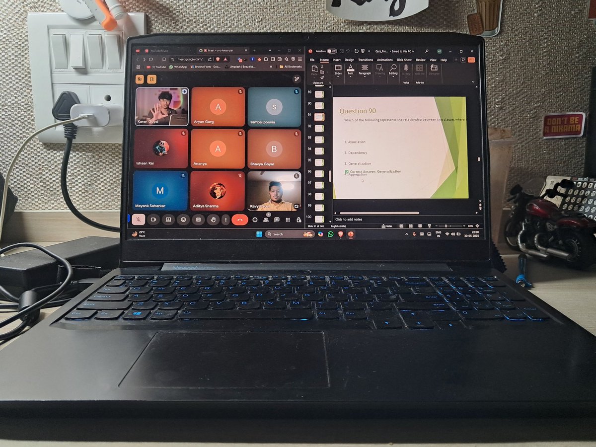 goelsahhab's tweet image. managing community and exams together , just friday night vibes