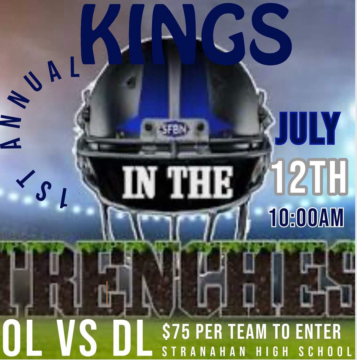 like, comment and repost Calling all high schools dade broward palm beach I’m putting together an OL vs. DL tournament called “Kings of the Trenches.