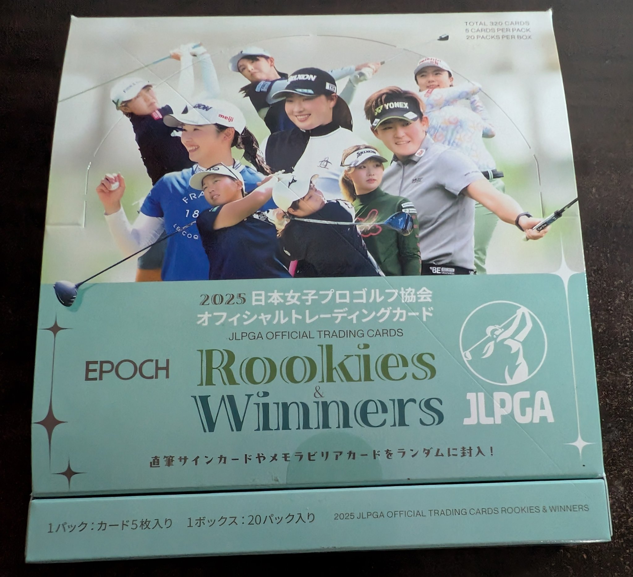 2025 JLPGAトレカ ROOKIES ＆ WINNERS 1ボックス ① EPOCH 2025 JLPGA