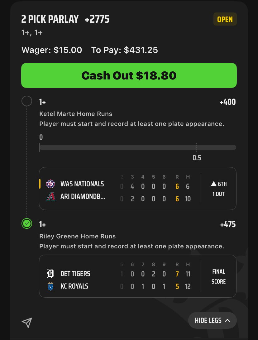 MXTIV8's tweet image. marte last at bat:
- 108mph off the bat
- 8° launch angle 😔
Can he cash us tonight??
