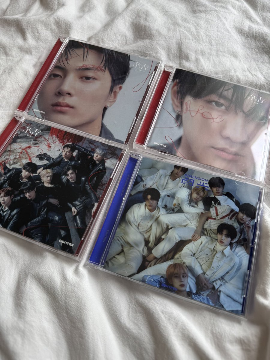 wonluv_cart's tweet photo. ic wts ph enhypen japan albums

jungwon solo jacket (you) 
jay solo jacket (you)
limited edition a (you)
um limited edition (dimension:senkou)

note: there are some scratches for all and slight damage for senkou 

#wts #enhypen #ic https://t.co/p9xt8K5Qyp