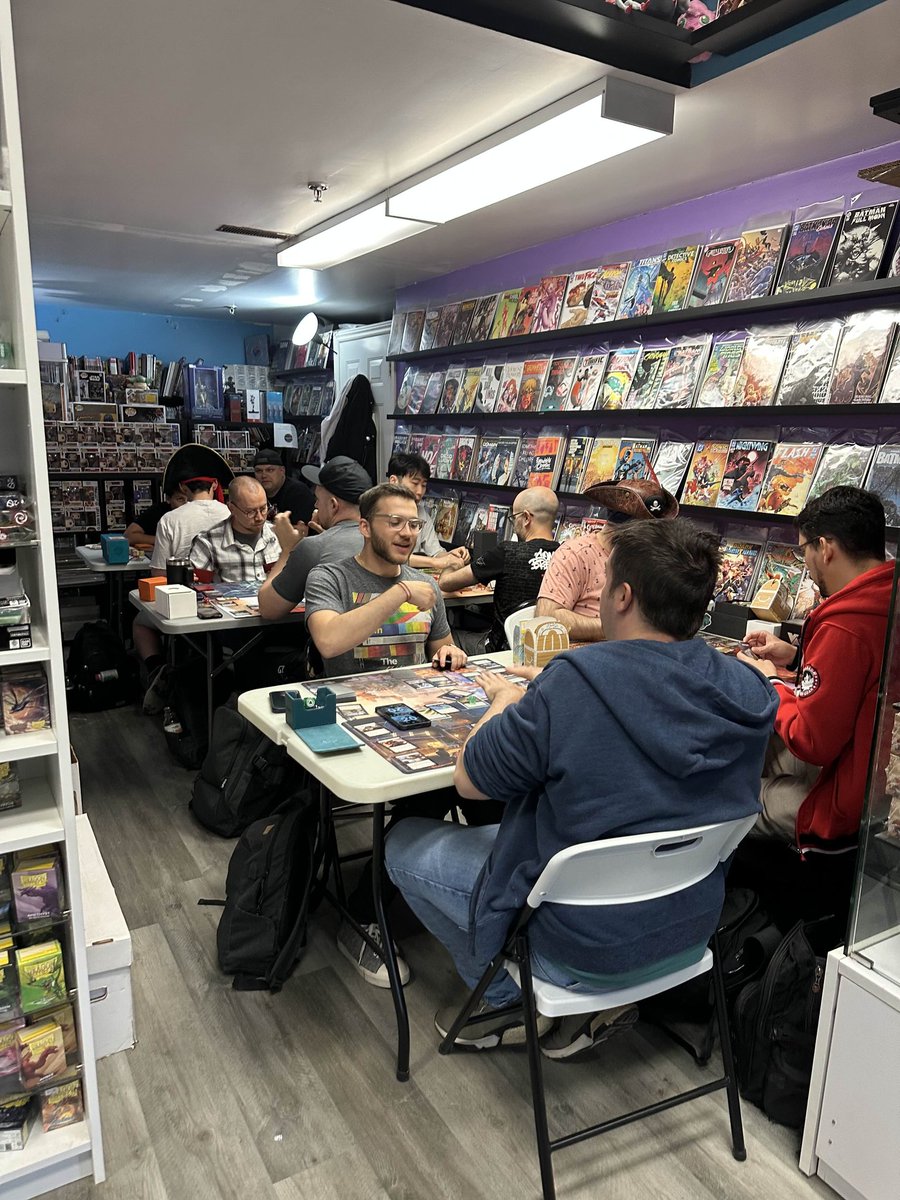 Invasioncnc's tweet image. Our #fabtcg prerelease was a success! 32 players showed up to crack open High Seas for the first time! Don't worry, @ShawnDTCG is okay, he's not actually hurt 😂
