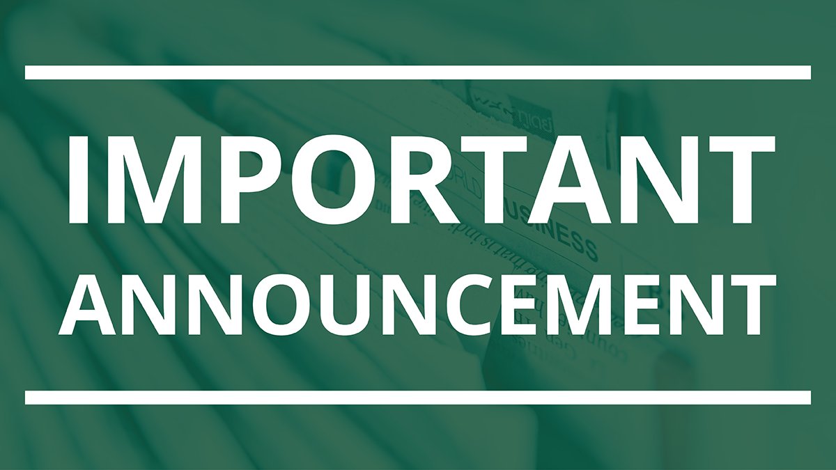 🚨 IMPORTANT ANNOUNCEMENT 🚨

RCAP Solutions will have a delayed opening to the public of 9:00 AM on Monday, June 2.