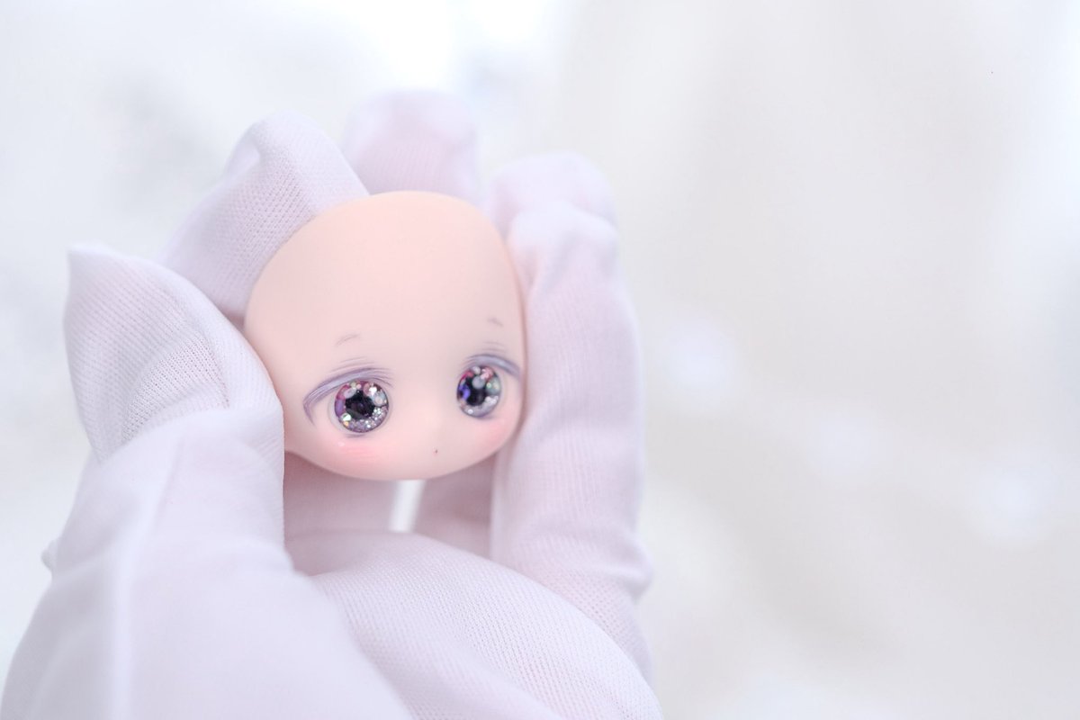 SOMMUNGCHII（<a href="/sommungchii_/">☁️솜뭉치샵</a> ）さんのヘッドをメイク💜

ボディは何を合わせようかな (  ᴗ  ̫ ᴗ  )💭

#mimiel_doll