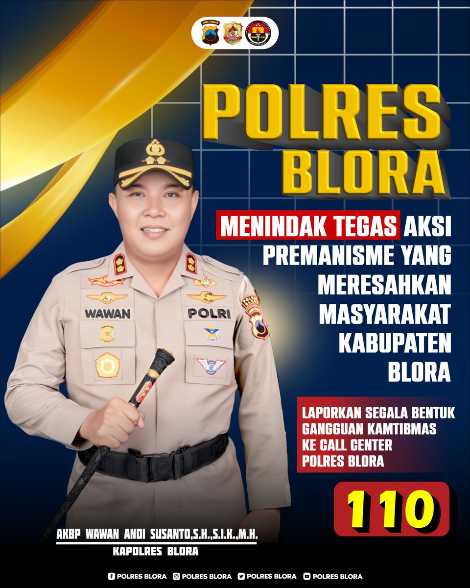 Polres Blora tweet media