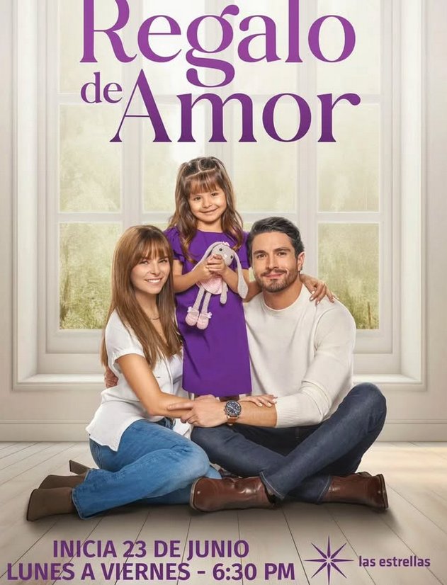 detlnovelas 🌎 (@detlnovelas1) on Twitter photo Poster de la telenovela #RegalodeAmor, versión mexicana basada en la obra turca #LaLuzdemiVida (#BirKüçükGünIşığı), bajo la producción de Silvia Cano
⭐️ <a href="/alejandrarobsg/">Alejandra RoblesGil</a> <a href="/chrispazcal/">Chris Pazcal</a> <a href="/RamirezClaudia_/">Claudia 🥑Ramírez ♌️💮✴️</a> <a href="/barbaraig/">Bárbara Islas</a> y un gran reparto
📅LUNES 23 DE JUNIO
🕰️6:30PM
📺<a href="/Canal_Estrellas/">Las Estrellas</a> Poster de la telenovela #RegalodeAmor, versión mexicana basada en la obra turca #LaLuzdemiVida (#BirKüçükGünIşığı), bajo la producción de Silvia Cano
⭐️ <a href="/alejandrarobsg/">Alejandra RoblesGil</a> <a href="/chrispazcal/">Chris Pazcal</a> <a href="/RamirezClaudia_/">Claudia 🥑Ramírez ♌️💮✴️</a> <a href="/barbaraig/">Bárbara Islas</a> y un gran reparto
📅LUNES 23 DE JUNIO
🕰️6:30PM
📺<a href="/Canal_Estrellas/">Las Estrellas</a>