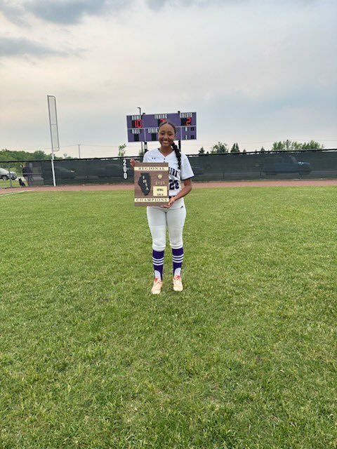 Great win today 🥎 regionals champion