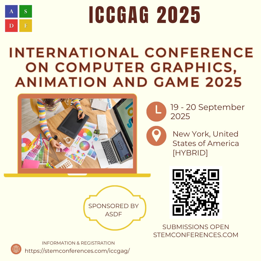 ASDFInt's tweet image. International Conference on Computer Graphics, Animation and Game 2025 

 #GameDesign #DigitalArt #InteractiveMedia #CGI #VirtualReality #TechInnovation #GamingTech #CreativeMedia #Research #ASDFInt

Learn more here stemconferences.com/iccgag/