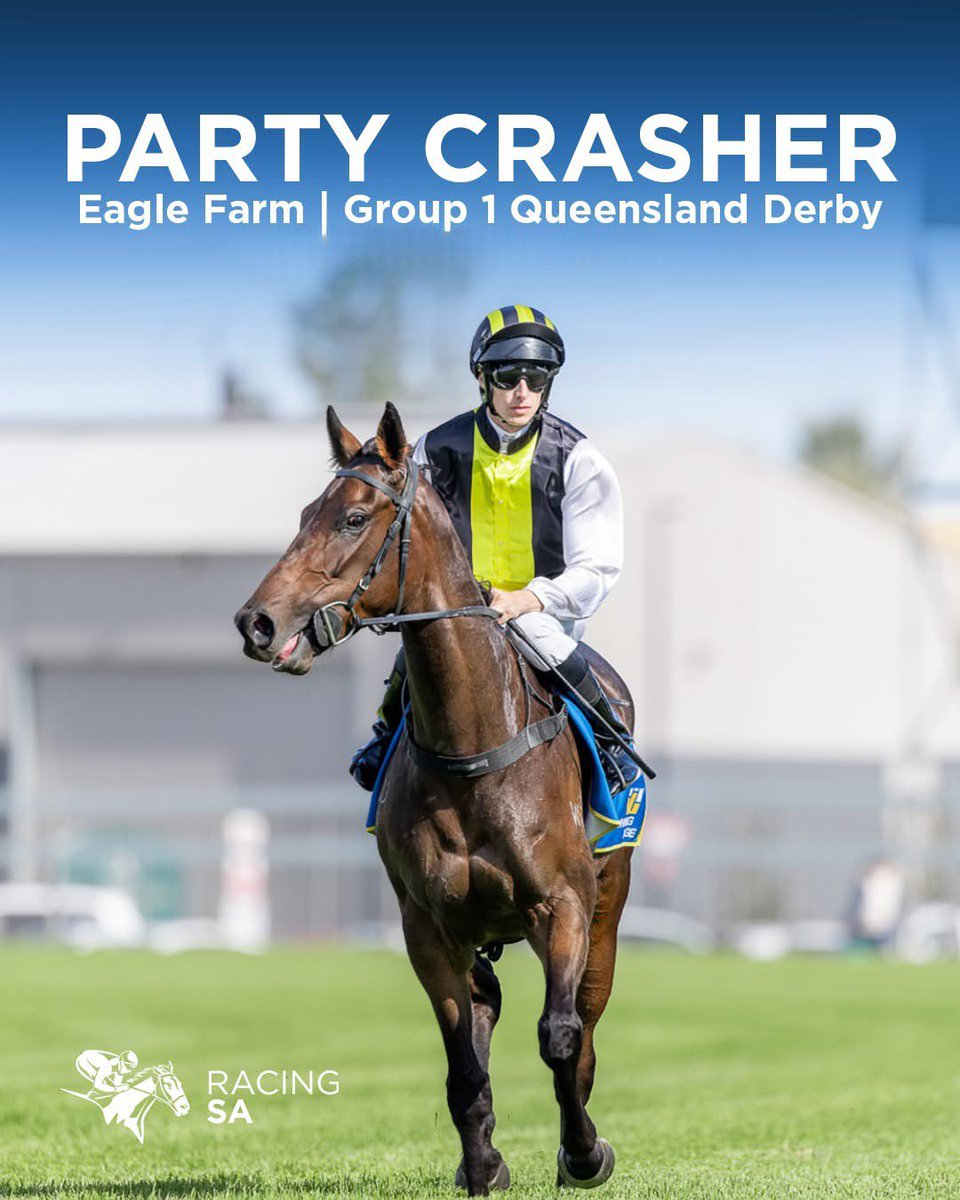 Racing SA (@racingsa) on Twitter photo Party Crasher represents SA in the G1 Queensland Derby today π
Good luck to <a href="/mhbloodstock/">Michael Hickmott</a> & connections! Party Crasher represents SA in the G1 Queensland Derby today π
Good luck to <a href="/mhbloodstock/">Michael Hickmott</a> & connections!