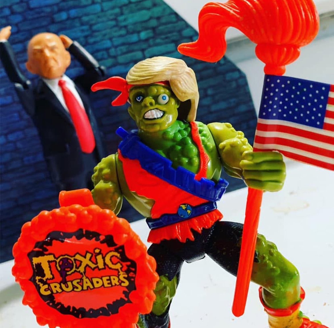 Toxie had enough! Toxie for President! #troma #toxie