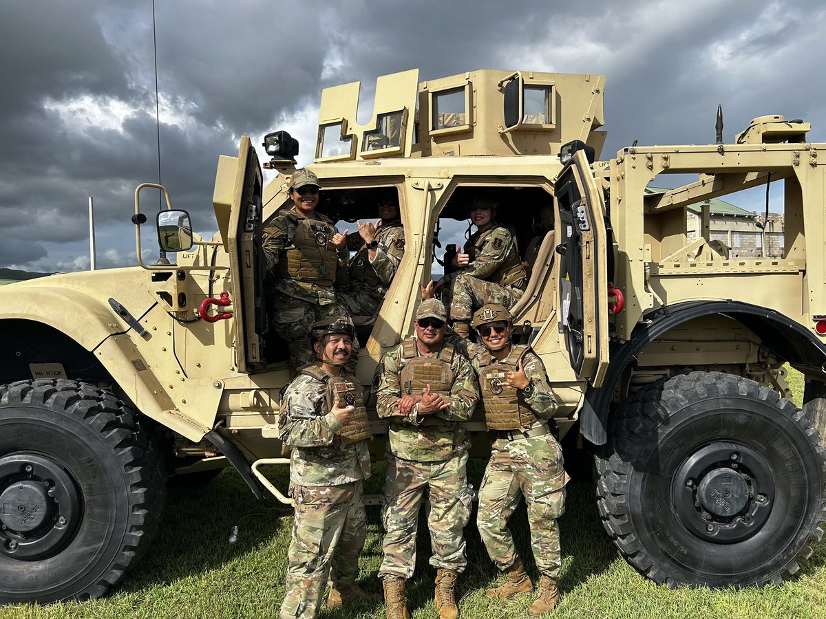 From island to island 🌴✈️ Our 154th CES Emergency Management team deployed to Puerto Rico for joint training with 14 ANG units—leveling up ACE skills in a simulated austere environment. Mahalo for repping Hawaii with pride! #HIANG #154CES #MissionReady #ANG
