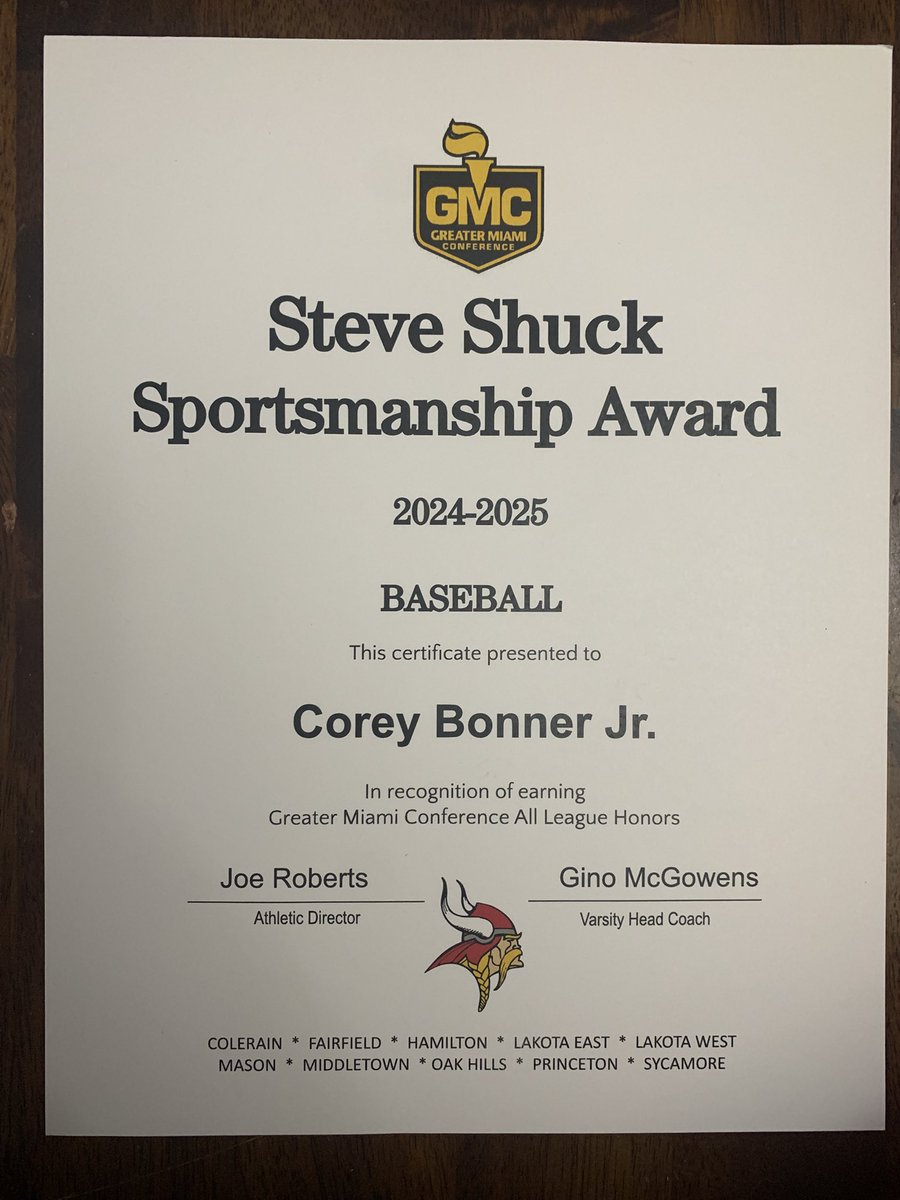 CoreyBonnerJR8's tweet photo. Blessed and Honored to receive the Steve Shuck Sportsmanship Award this season.

GOD GETS ALL THE GLORY.

Steve Shuck Sportsmanship Award, recognizing student-athletes who exemplify good sportsmanship, ethics, and integrity.

#AAGV https://t.co/9R2iItPFVV