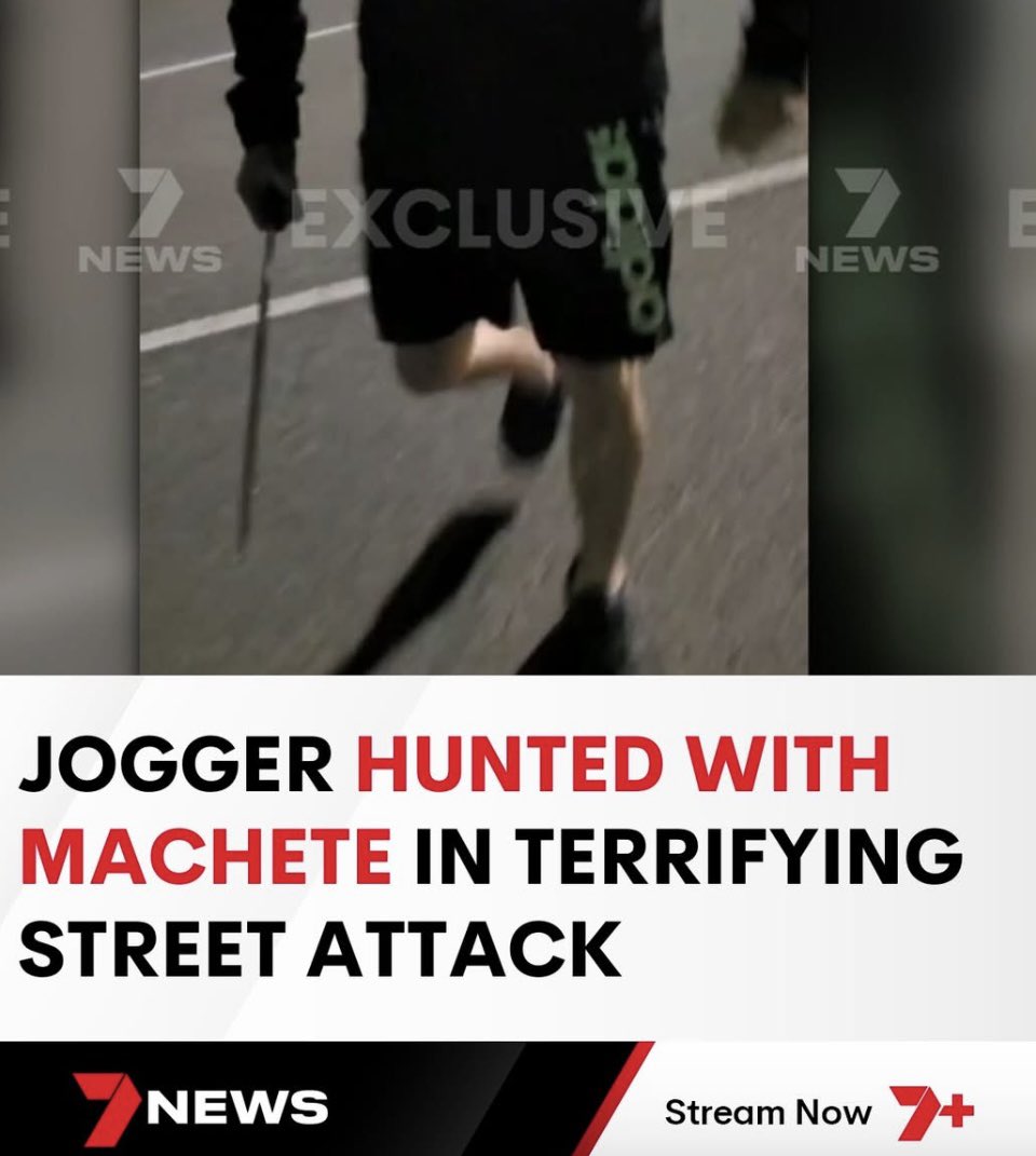 🔥 Two teens have been charged after a 20-year-old jogger was targeted in an attempted phone robbery with a machete.

What we allow, will continue.