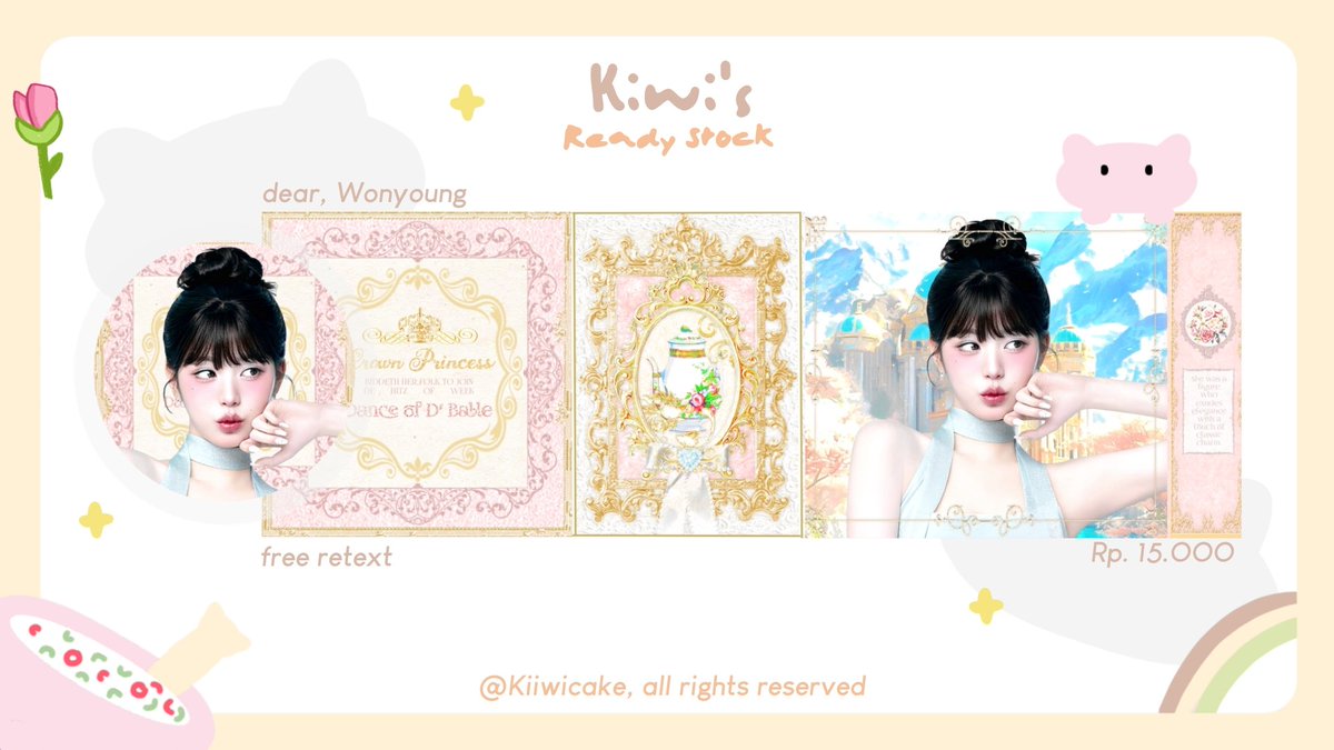Wonyoung Ive ready stock layout 🤍 #zonauang