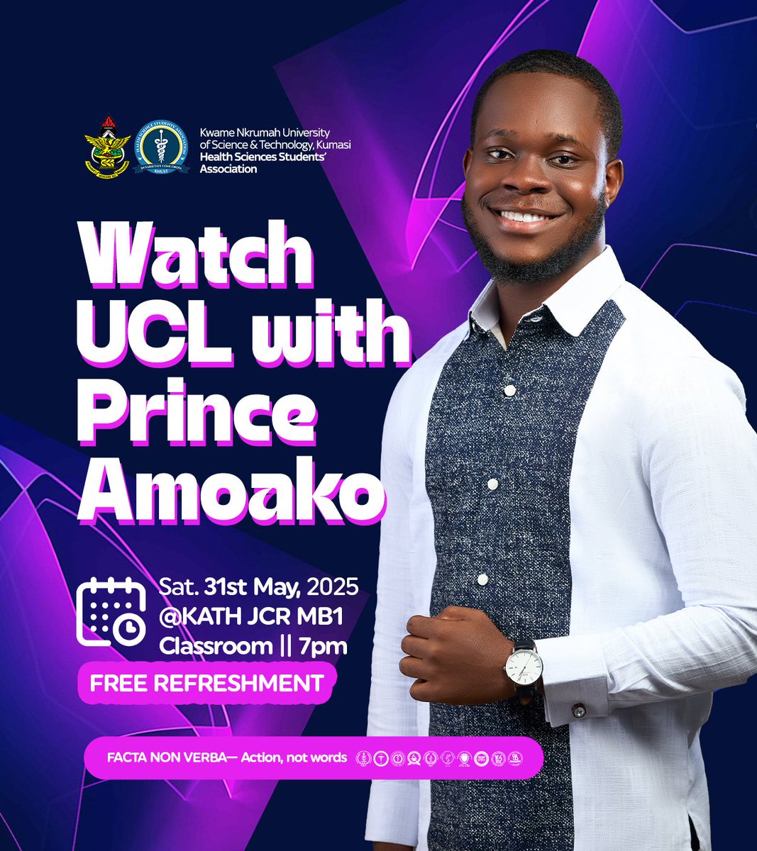 DAY 6 of Posting PRINCE AMOAKO until he becomes HESA president.