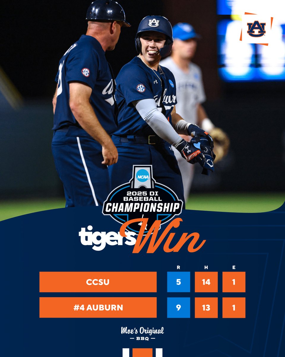 One down. ☝️

#WarEagle