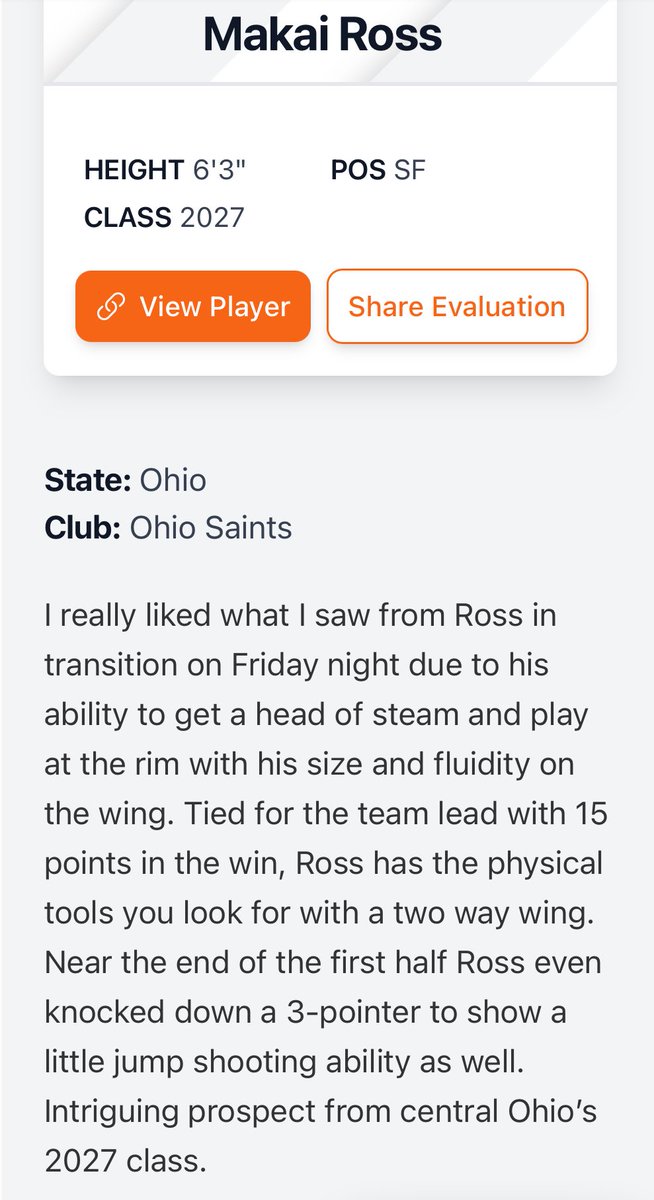 Ohio Saints (@ohiosaints2027) on Twitter photo <a href="/MakaiRoss20/">Makai Ross</a> was all over the floor tonight with a line of 15pt, 3reb, 3stl, 3blk. Catch him in action tomorrow 6:50pm Ct. 2 @ FieldhouseUSA! <a href="/MakaiRoss20/">Makai Ross</a> was all over the floor tonight with a line of 15pt, 3reb, 3stl, 3blk. Catch him in action tomorrow 6:50pm Ct. 2 @ FieldhouseUSA!