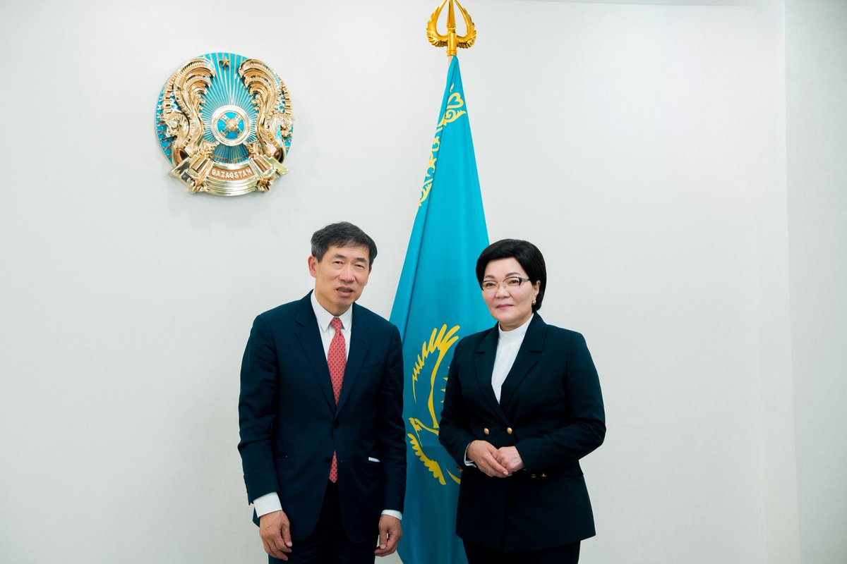 .<a href="/UNDP/">UN Development</a> and the Ministry of Labour have been working together to address inequalities, expand disability inclusion &amp; modernize social services. 
Great to explore new avenues to deepen this partnership with Minister Svetlana Zhakupova.