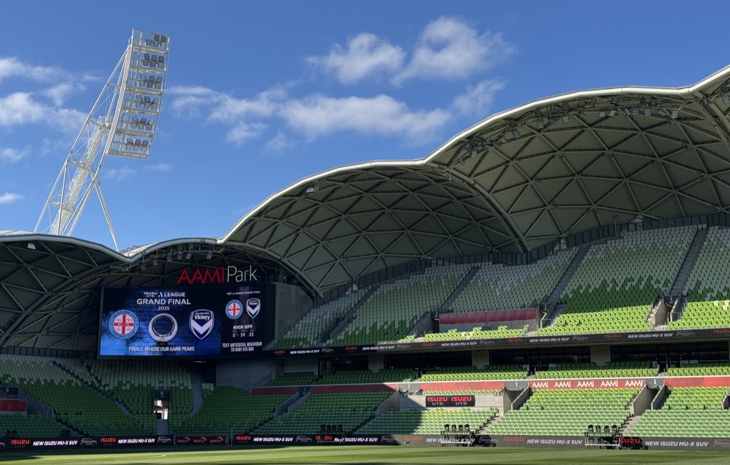 Grand Final Day!

The biggest Derby in A-League history at a sold out AAMI Park. 

Let’s do this, <a href="/MelbourneCity/">Melbourne City FC</a> 🩵🏆
