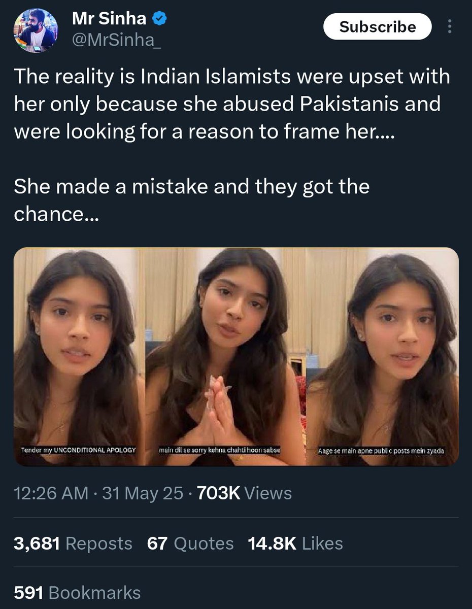 Sharmistha got inspired by Sinha, Bagree and other IT cell chuchiyas and Abused Prophet Mohammed. 

They are safe, enjoying payout in her name, while she has been arrested and her life has been destroyed. 

Lesson : Focus on your life, career and well being, if you are caught,