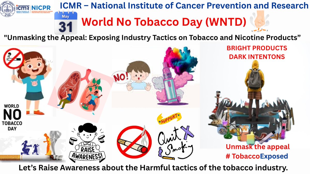 GKH_SLT's tweet image. #WorldNoTobaccoDay
✳️ Unmaking #Tobacco/ #Nicotine Industry & their tactics to protect our children remains one of the greatest challenges of our time.
✳️ It's requires efforts right from mass-awareness to effective policies to achive #TobaccoFreeGeneration