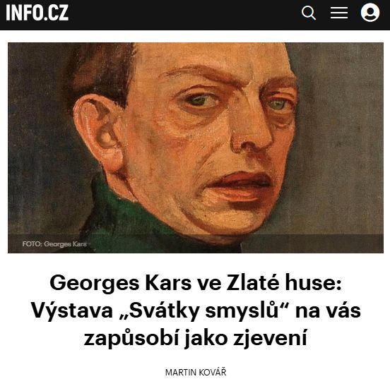 👉 info.cz/po-praci-lifes… 
Svátky smyslů ve Zlaté huse – výstava obrazů Georga Karse a jeho současníků rozhodně stojí za vidění nejen kvůli obrazům samotným. Více v článku historika <a href="/maaarty1965/">Martin Kovář</a> pro INFO.CZ