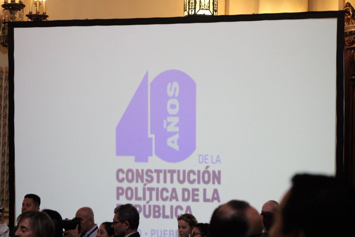 Las 4 décadas de la Constitución, nos convoca de manera urgente a recuperar el espíritu original, defenderla de quienes la manipulan y reconstruir la confianza en las instituciones que deben velar por su cumplimiento.