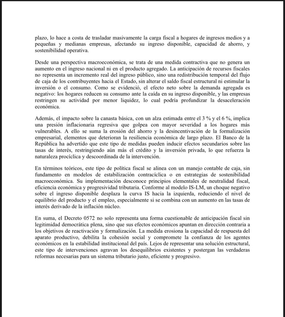 Desde la firma Soler&amp;asociados , uno de nuestros abogados /economistas , realizó cálculo actuarial y simuló escenarios para calcular el raponazo del decreto que ataca de ma era directa al pueblo colombiano y el impacto en empleo, canasta familiar, micro empresas y poder